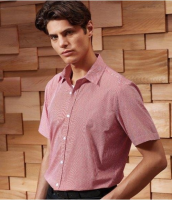 Suppliers Of Premier Gingham Short Sleeve Shirt