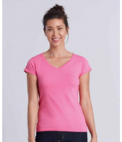 Suppliers Of Gildan SoftStyle Ladies V Neck T-Shirt