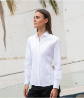 Suppliers Of Henbury Ladies Long Sleeve Stretch Poplin Shirt