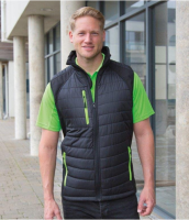 Suppliers Of Result Black Compass Padded Gilet