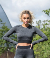 Suppliers Of AWDis Cool Girlie Long Sleeve Crop Top