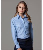 Suppliers Of Kustom Kit Ladies Long Sleeve Tailored Workwear Oxford Shirt