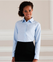 Suppliers Of Russell Collection Ladies Long Sleeve Easy Care Oxford Shirt