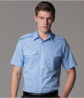 Suppliers Of Kustom Kit Short Sleeve Tailored Pilot Shirt