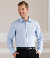 Suppliers Of Russell Collection Long Sleeve Tailored Oxford Shirt