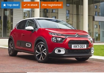 Citroen C3 Hatch 5Dr On Lease