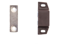 Brown Magnetic Catch with Counterplate - 45x15.3x12.5mm