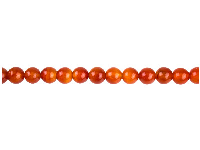 Carnelian Semi Precious Round      Beads, 8mm, 15&amp;quot;-15.5&amp;quot; Strand