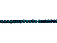 Electroplated Hematite Semi        Precious Round Beads, Blue, 4mm,   15&amp;quot;-15.5&amp;quot; Strand