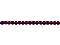 Electroplated Hematite Semi        Precious Round Beads, Purple, 4mm, 15&amp;quot;-15.5&amp;quot; Strand