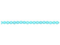 Dyed Aqua Jade Faceted Round       Precious Round Beads 8mm, 16&amp;quot;/40cm Strand