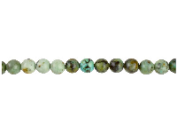 African Turquoise Jasper Semi      Precious Round Beads 8mm, 16&amp;quot;/40cm Strand