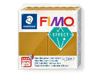 Fimo Effect Metallic Gold 57g      Polymer Clay Block Fimo Colour     Reference 11