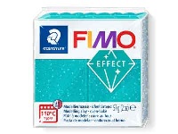 Fimo Effect Galaxy Turquoise 57g   Polymer Clay Block Fimo Colour     Reference 392