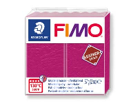 Fimo Leather Effect Berry 57g      Polymer Clay Block Fimo Colour     Reference 229