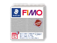 Fimo Leather Effect Dove Grey 57g  Polymer Clay Block Fimo Colour     Reference 809