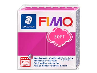 Fimo Soft Raspberry 57g Polymer     Clay Block Fimo Colour Reference 22