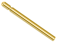 9ct Yellow Gold Ear Pin, 10.0 X     1.0mm, Pack of 2 100% Recycled Gold