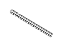 18ct White Gold 10mm X 1.0mm       Grooved Pin Grooved End Rounded,   100% Recycled Gold