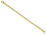 18ct Yellow Gold 1.8mm Heavy Trace Safety Chain For Bracelet          6.7cm/2.6&amp;quot;