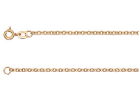 9ct Red Gold 2mm Trace Chain       18&amp;quot;/45cm Hallmarked