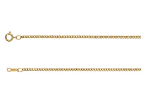 Gold Filled 2.0mm Curb Chain       16&amp;quot;/40cm
