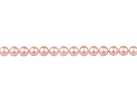 Cultured Pearls Fresh Water,       6-6.5mm, Peach/pink, Potato Round, 16&amp;quot;/40cm