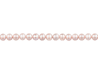 Cultured Pearls Fresh Water,       6-6.5mm, Lavender/pink, Potato     Round, 16&amp;quot;/40cm