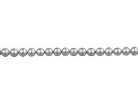 Cultured Pearls Fresh Water,        6-6.5mm, Silver Grey, Potato Round, 16&amp;quot;/40cm