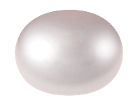 Cultured Pearls Pair Button        Half Drilled 5.5-6mm, Pink,        Freshwater