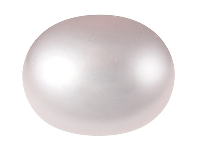 Cultured Pearls Pair Button        Half Drilled 7.5-8mm, Pink,        Freshwater