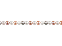 Cultured Pearls Fresh Water,       5-5.5mm, Multicoloured, Potato     Round, 16&amp;quot;/40cm