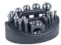 Durston 26 Piece Doming Set        Including Block And Carry Case