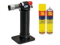 Jeweller`s Soldering Blow Torch,   Electronic Ignition, Max 1,300?c   Includes 2x 300ml Butane