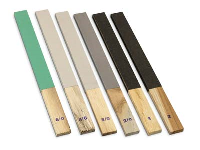 Flat Emery Stick Set, 152mm X      234mm, 6/0, 4/0, 3/0, 2/0, 1 And 2 Grit