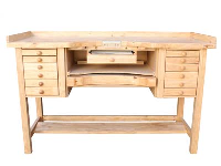 Durston Jewellers Goldsmiths        Hardwood Workbench, Superior Double