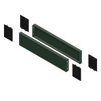 Schneider Spacial Pair of Side Plinths 100H x 400mmD for Spacial S3D/CRN Enclosures - price per 1 (pair)