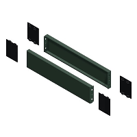 Schneider Spacial Pair of Side Plinths 100H x 400mmD for NSYSF & NSYSM Enclosure - price per 1 (pair)