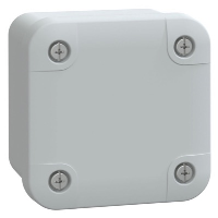 Schneider Thalassa TBS ABS 74 x 74 x 54mmD Enclosure Grey Lid IP66 RAL7035