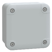 Schneider Thalassa TBS ABS 89 x 89 x 54mmD Enclosure Grey Lid IP66 RAL7035