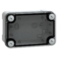 Schneider Thalassa TBS ABS 138 x 93 x 72mmD Enclosure Clear Lid IP66 RAL7035