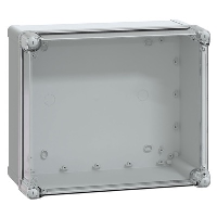 Schneider Thalassa TBS ABS 341 x 291 x 168mmD Enclosure Clear Lid IP66 RAL7035