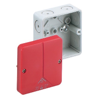 Spelsberg Abox 025 Polystyrene 80 x 80 x 52mmD Enclosure IP65 Red Lid