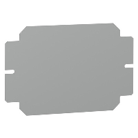 Schneider Spacial SBM Mounting Plate for SBM1520 Terminal Box Galvanised Steel Plate Dimensions 125H x 185W x 1.5mmD