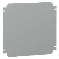 Schneider Spacial SBM/SBX Mounting Plate for SBM3030 Terminal Box Galvanised Steel Plate Dimensions 275H x 285W x 1.5mmD