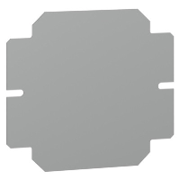 Schneider Spacial SBM/SBX Mounting Plate for SBM1515 Terminal Box Galvanised Steel Plate Dimensions 125H x 135W x 1.5mmD