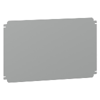 Schneider Spacial SBM Mounting Plate for SBM4060 Terminal Box Galvanised Steel Plate Dimensions 375H x 585W x 2mmD