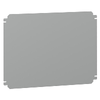 Schneider Spacial SBM Mounting Plate for SBM4050 Terminal Box Galvanised Steel Plate Dimensions 375H x 485W x 2mmD