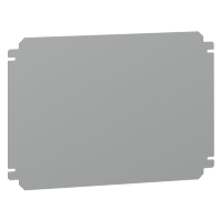 Schneider Spacial SBM Mounting Plate for SBM3040 Terminal Box Galvanised Steel Plate Dimensions 275H x 385W x 2mmD