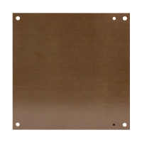 Cahors Combiester Mounting Plate for 180 x 180mm Enclosures Bakelite Brown Dimensions 142 x 142 x 3mmD